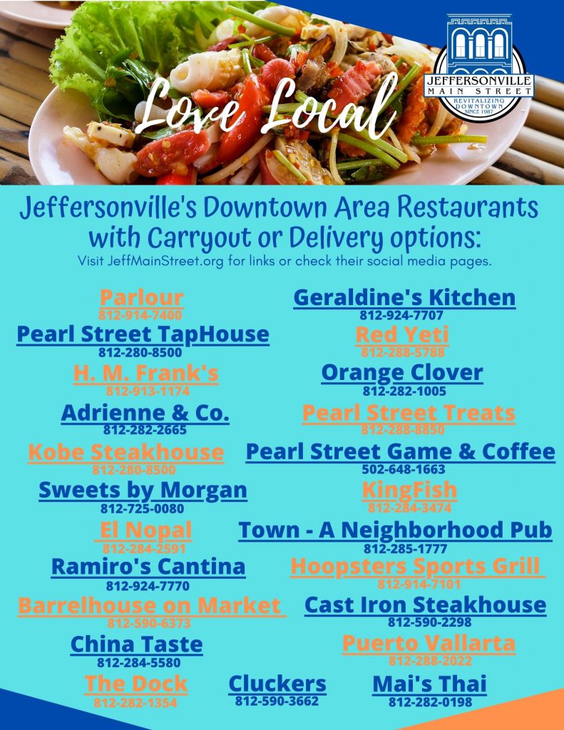 Downtown Jeffersonville Restaurants, Pubs, Coffee Shops, Bakeries