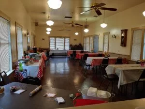 Preservation Station set up for a baby shower